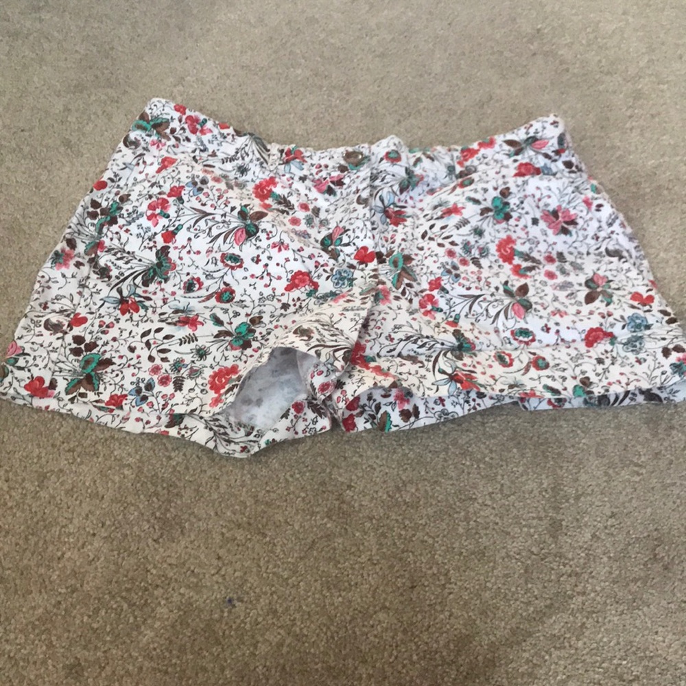 Floral Print Shorts